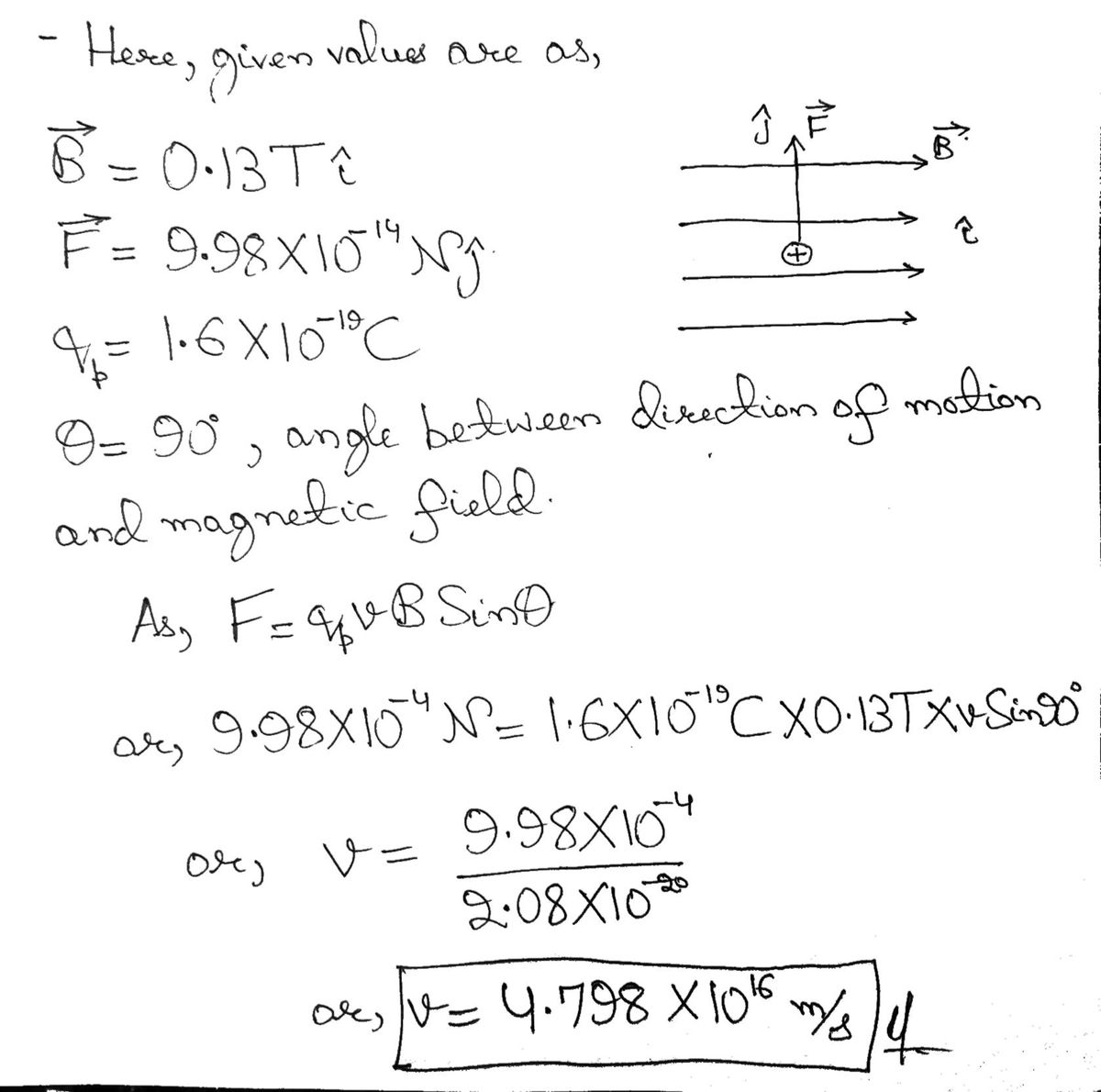 Physics homework question answer, step 1, image 1