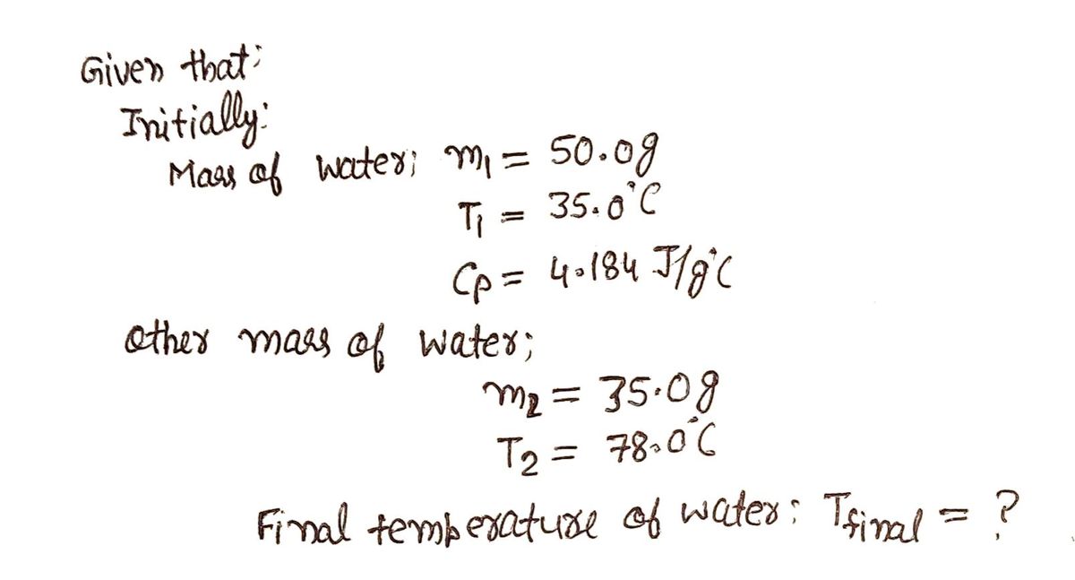 Chemistry homework question answer, step 1, image 1