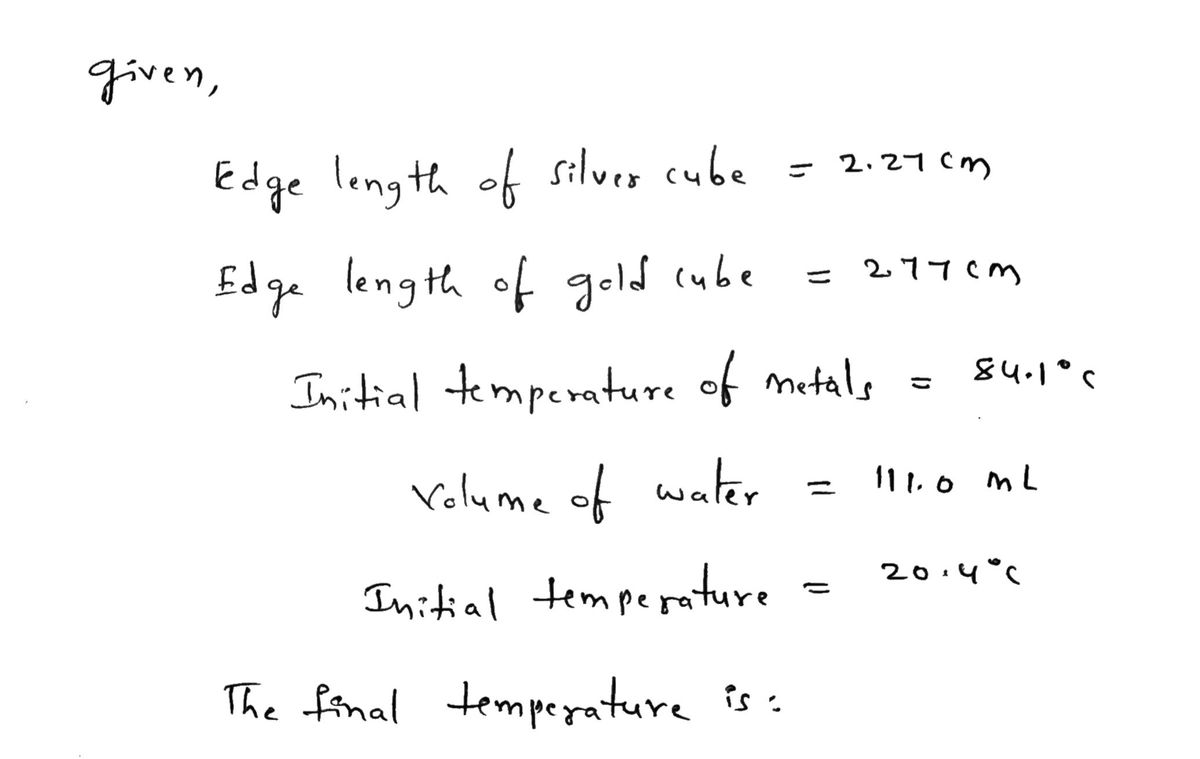 Chemistry homework question answer, step 1, image 1