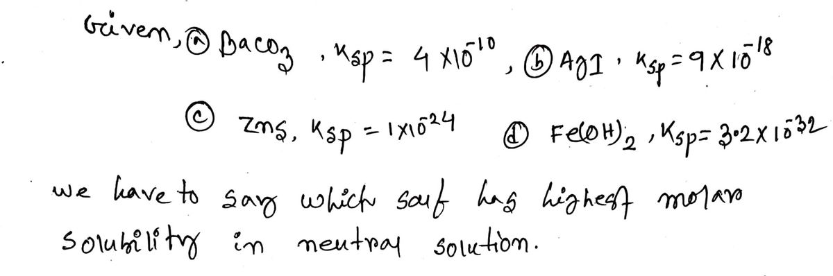 Chemistry homework question answer, step 1, image 1