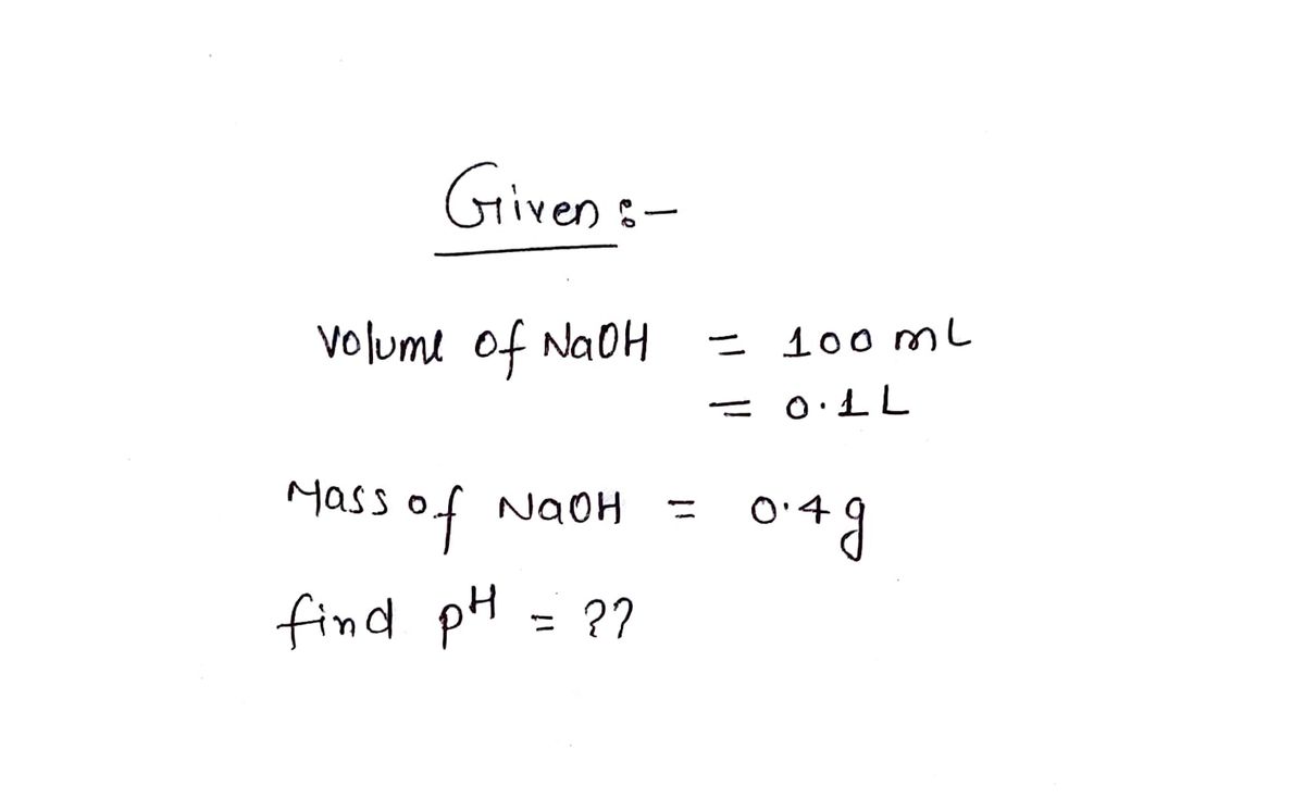 Chemistry homework question answer, step 1, image 1