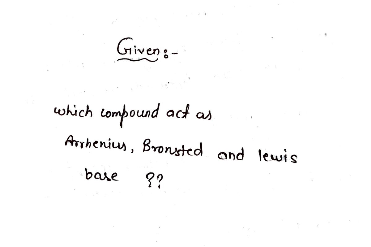 Chemistry homework question answer, step 1, image 1