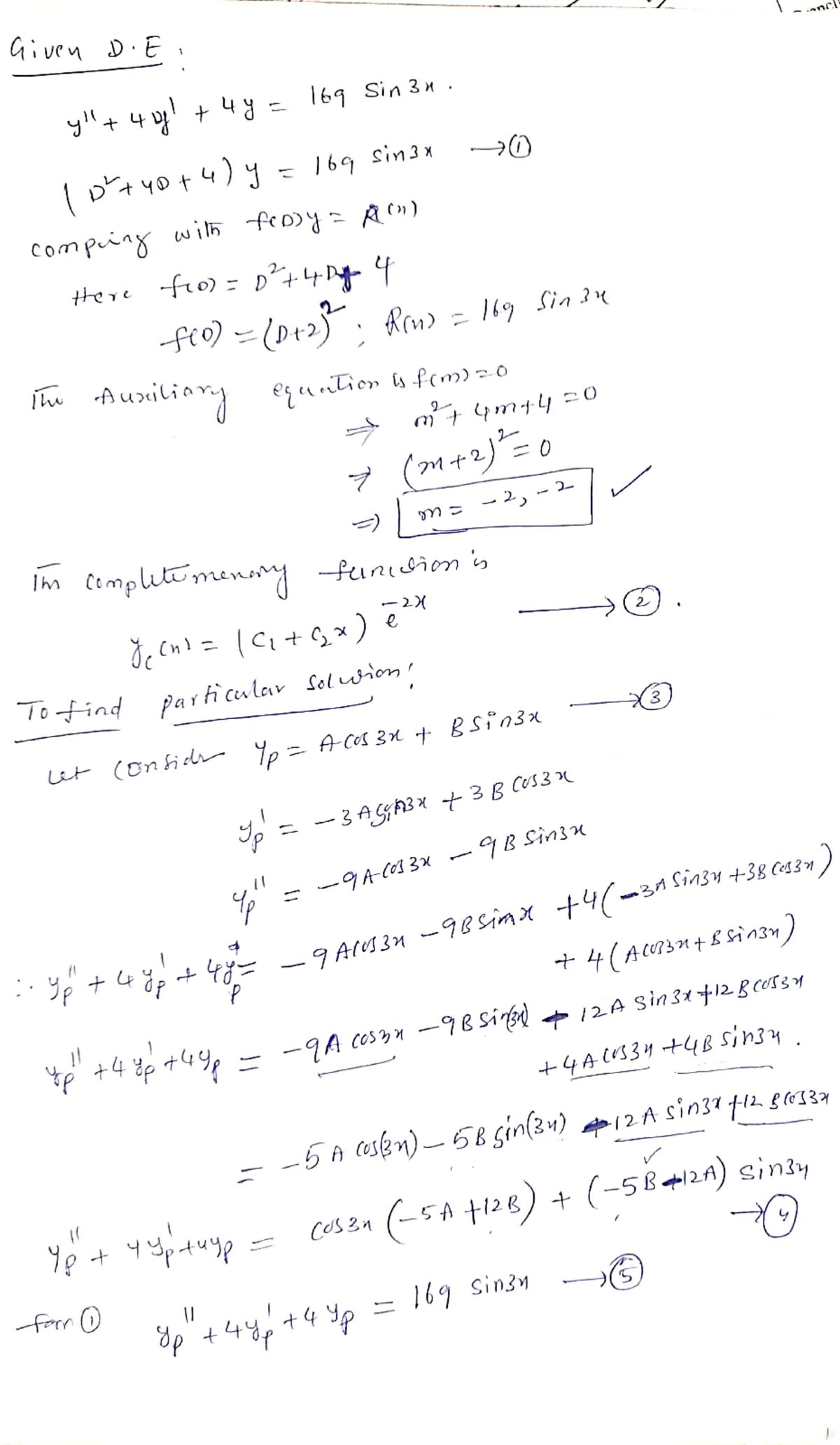 Advanced Math homework question answer, step 2, image 1