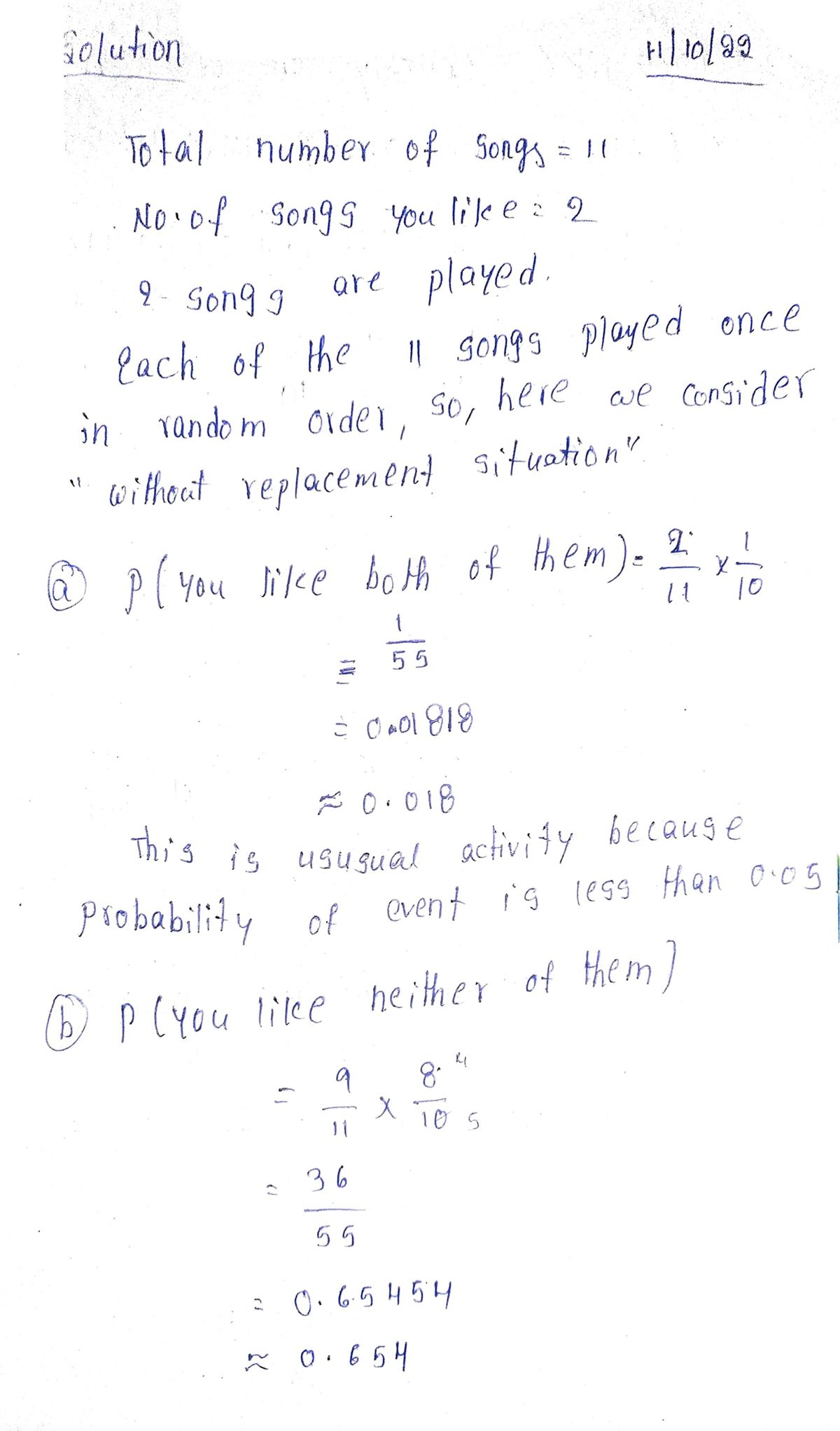 Probability homework question answer, step 1, image 1