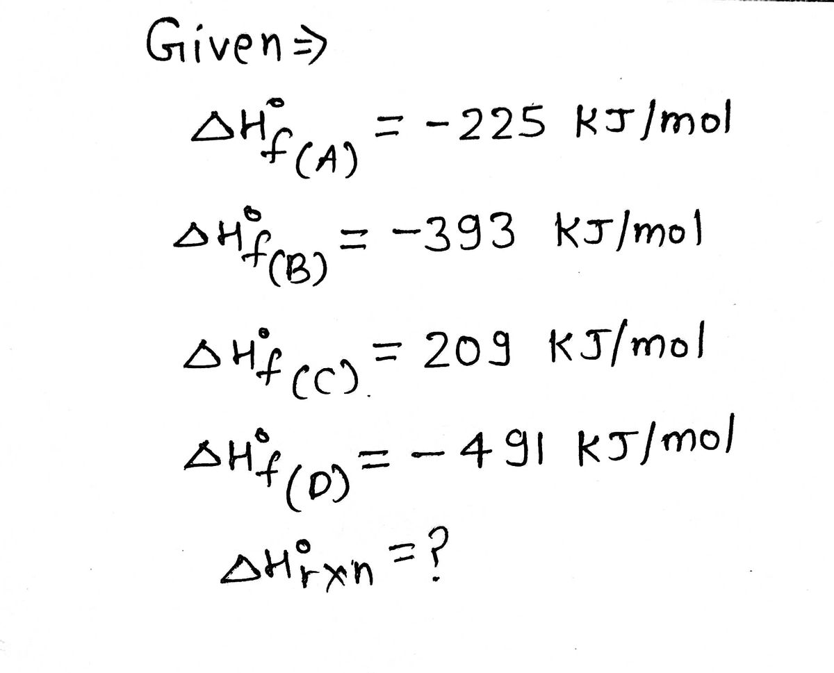 Chemistry homework question answer, step 1, image 1