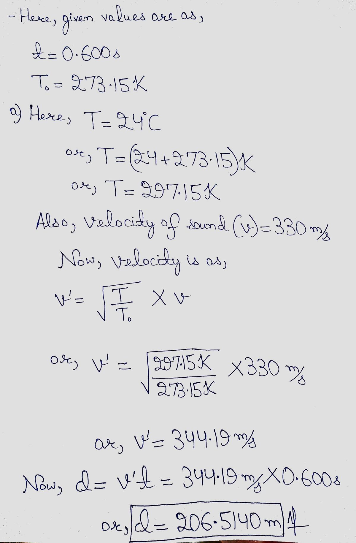 Physics homework question answer, step 1, image 1