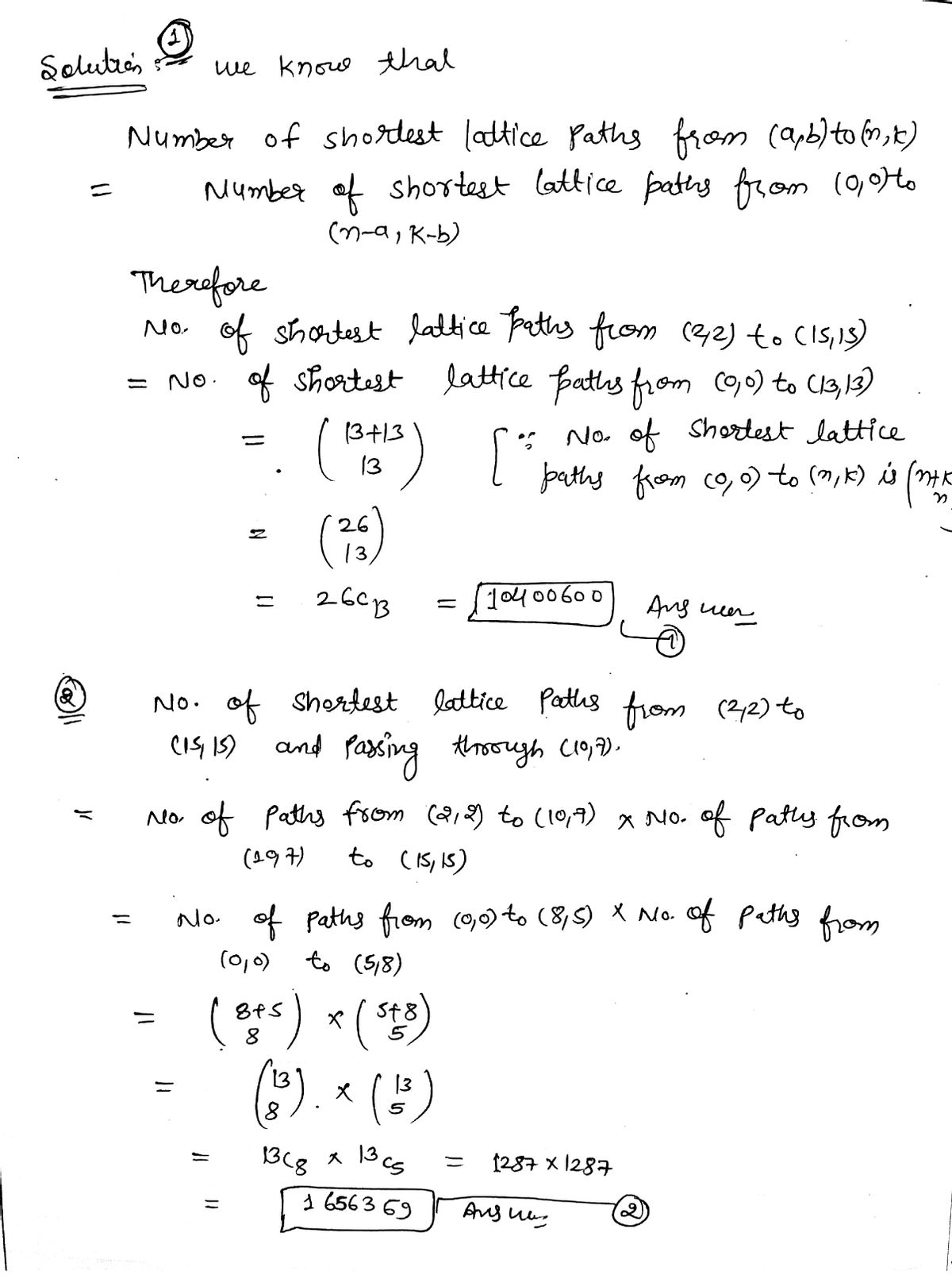 Advanced Math homework question answer, step 1, image 1