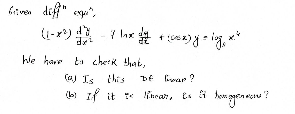 Advanced Math homework question answer, step 1, image 1