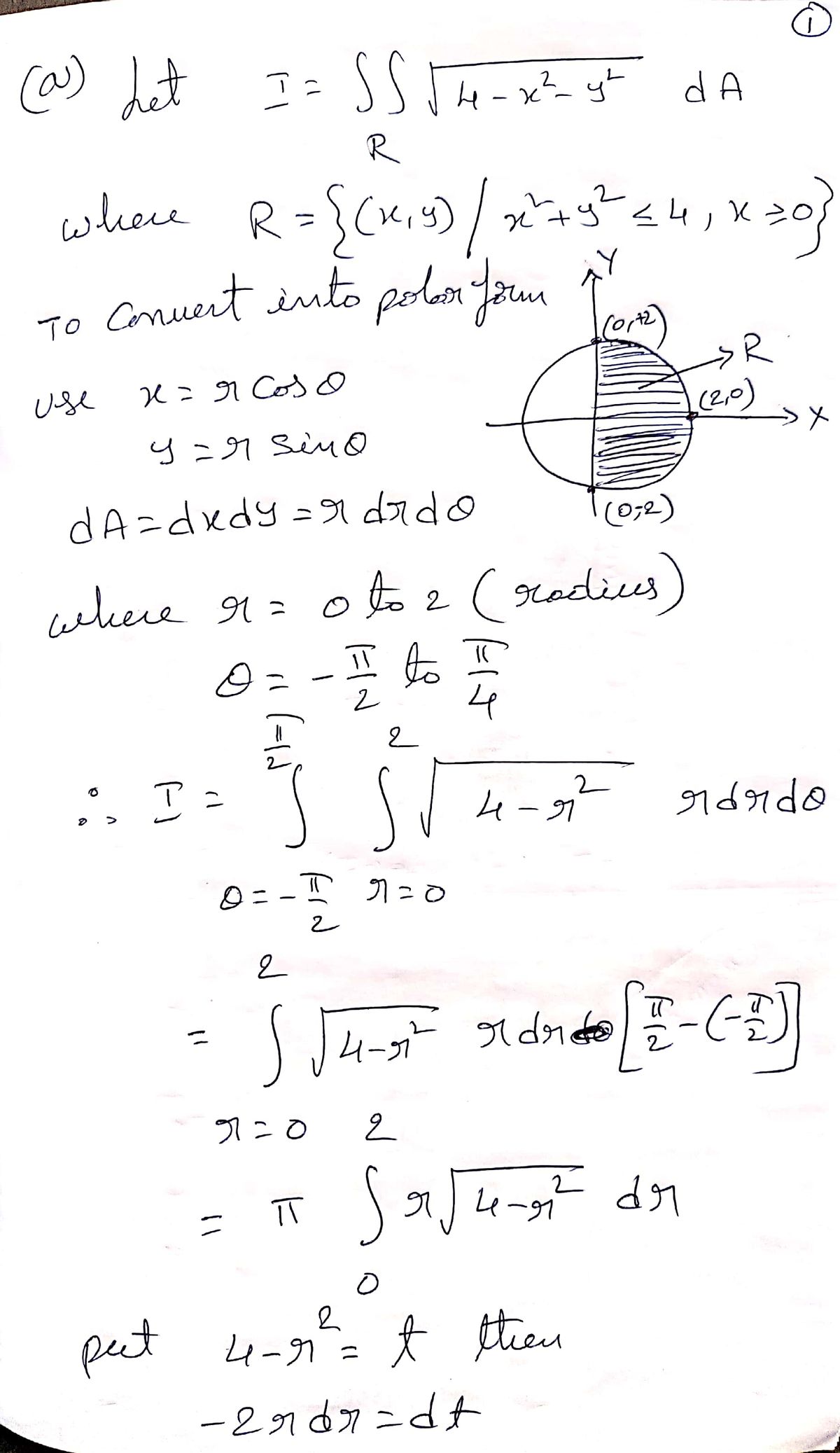 Advanced Math homework question answer, step 1, image 1