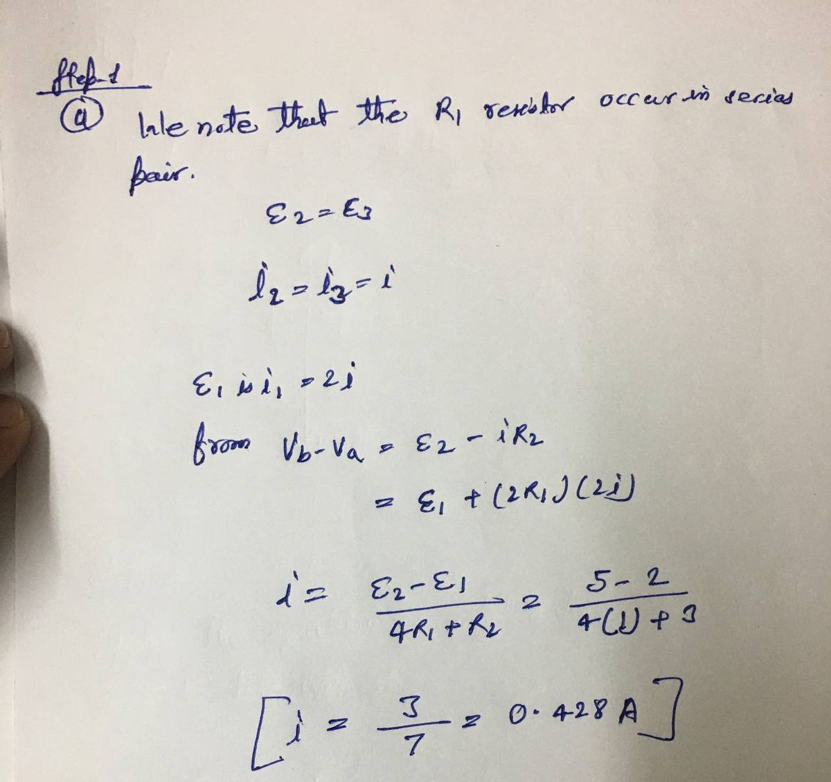 Physics homework question answer, step 1, image 1