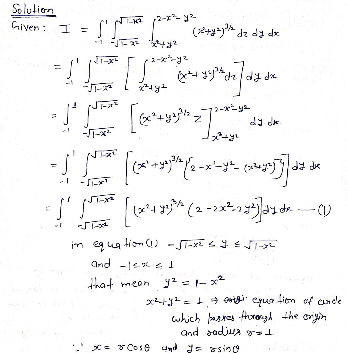 Advanced Math homework question answer, step 1, image 1