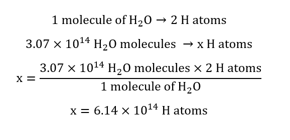 Answered: how many moles of hydrogen atoms are in… | bartleby