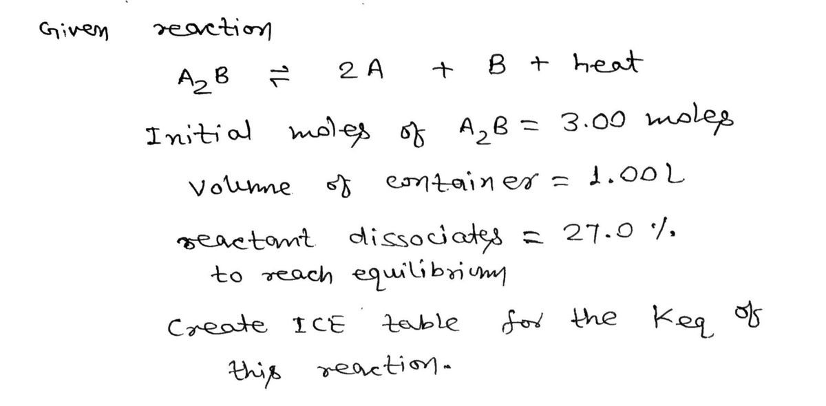 Chemistry homework question answer, step 1, image 1