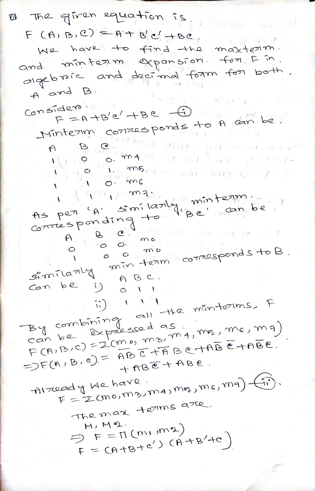 Advanced Math homework question answer, step 1, image 1