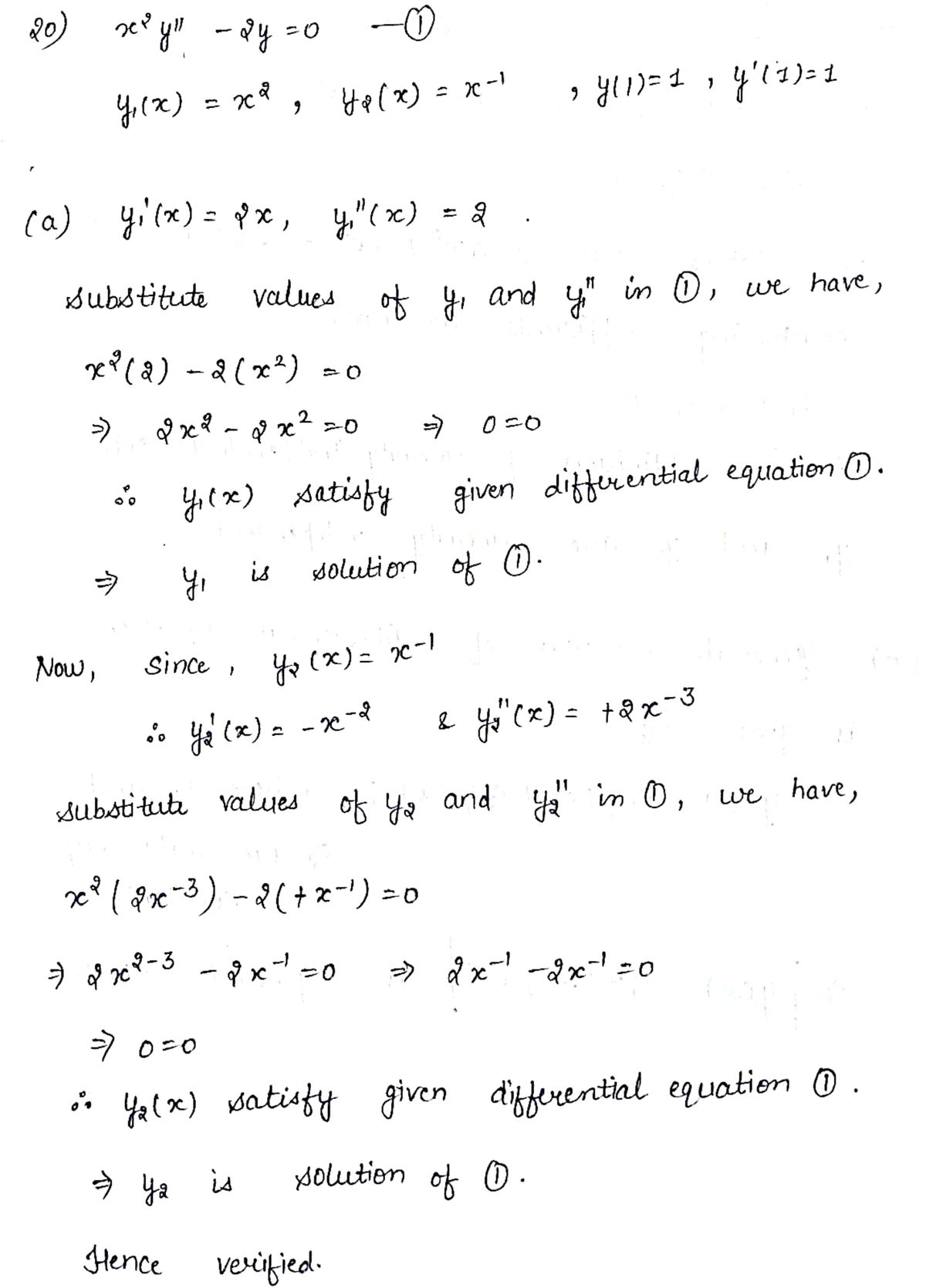 Advanced Math homework question answer, step 1, image 1