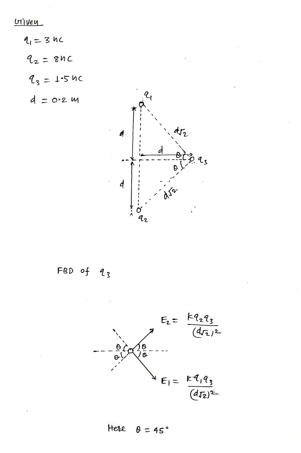 Physics homework question answer, step 1, image 1