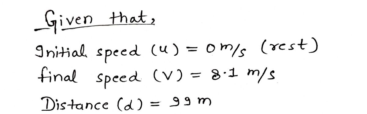 Physics homework question answer, step 1, image 1