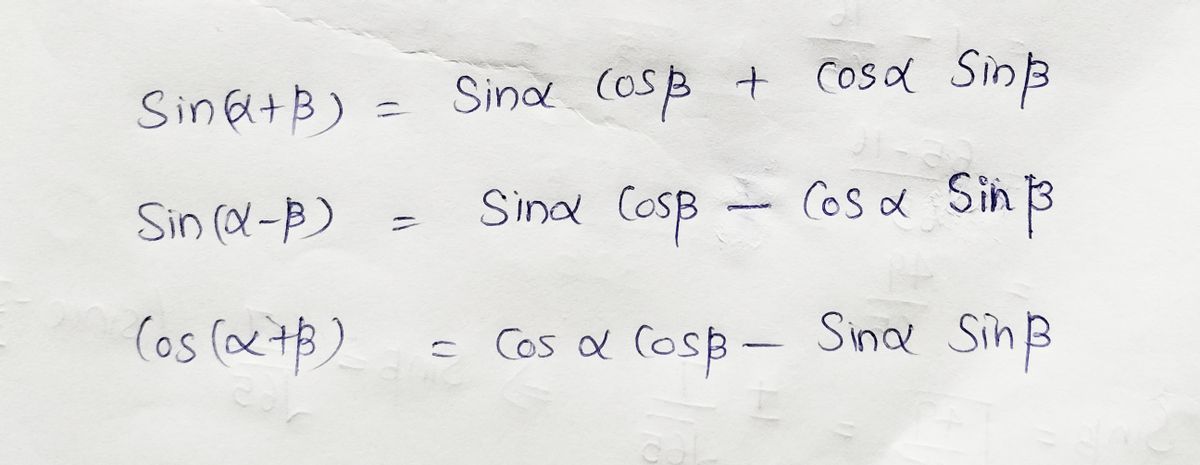 Trigonometry homework question answer, step 1, image 1