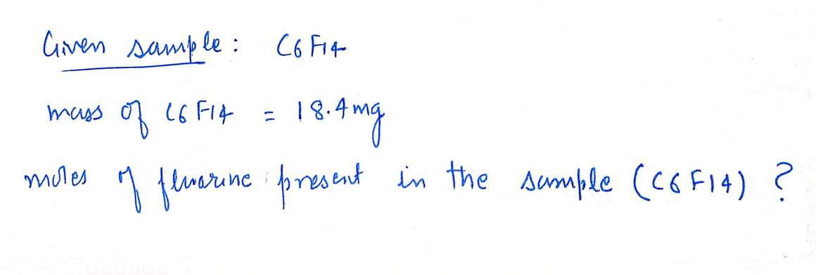 Chemistry homework question answer, step 1, image 1