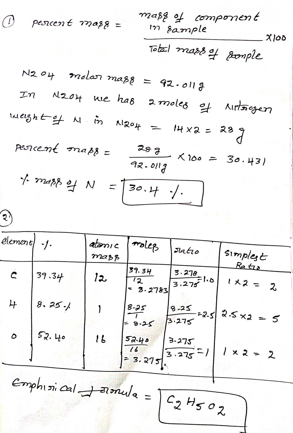 Chemistry homework question answer, step 1, image 1