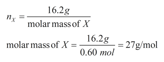 Answered: A 30.6 g sample of the compound X,O3… | bartleby