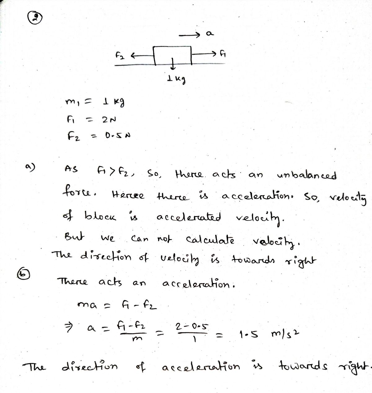 Physics homework question answer, step 1, image 1