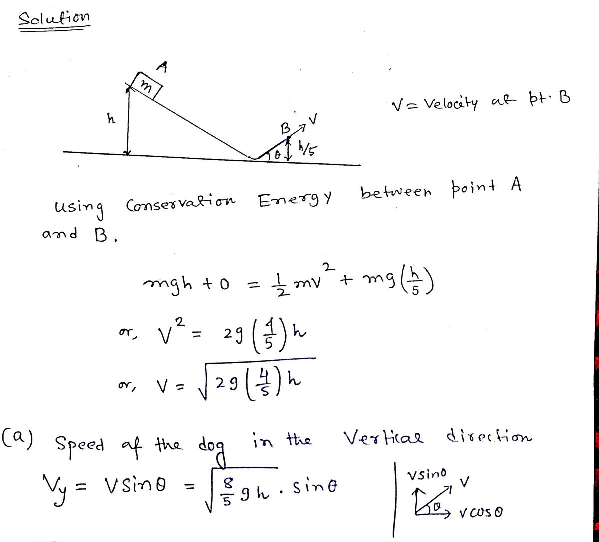 Physics homework question answer, step 1, image 1