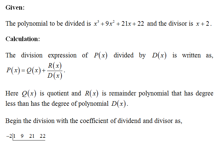 Answered: Find The Quotient And Remainder Using… | Bartleby