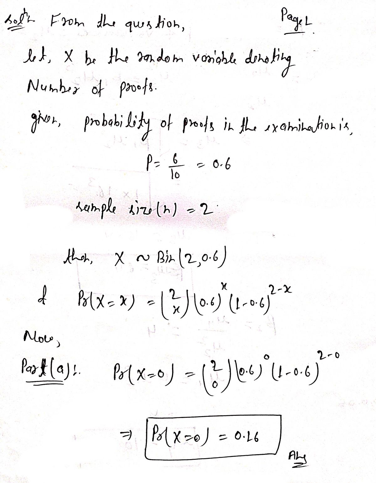 Probability homework question answer, step 1, image 1