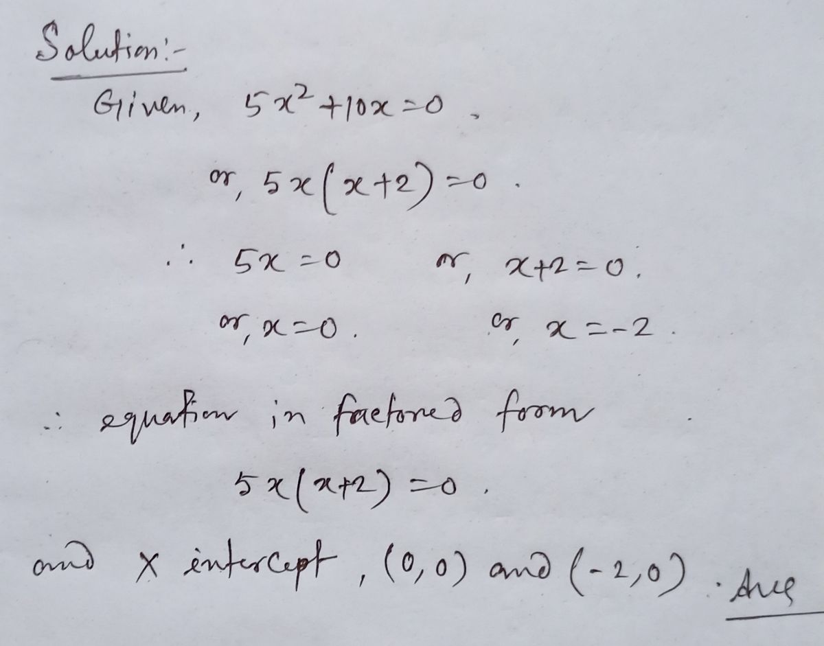 Algebra homework question answer, step 1, image 1