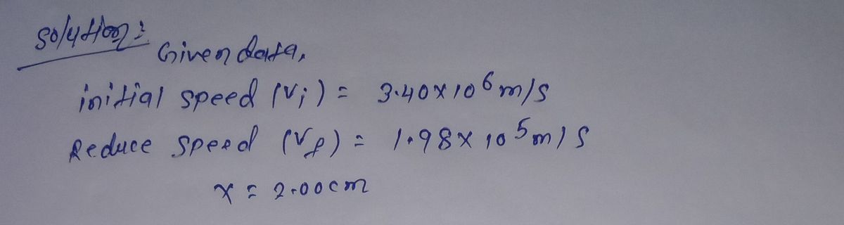 Physics homework question answer, step 1, image 1