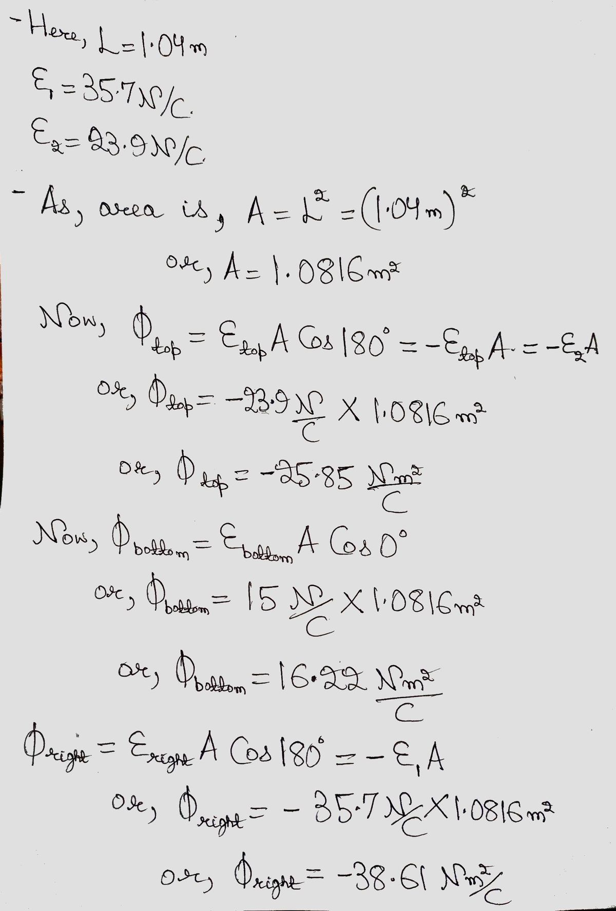 Physics homework question answer, step 1, image 1