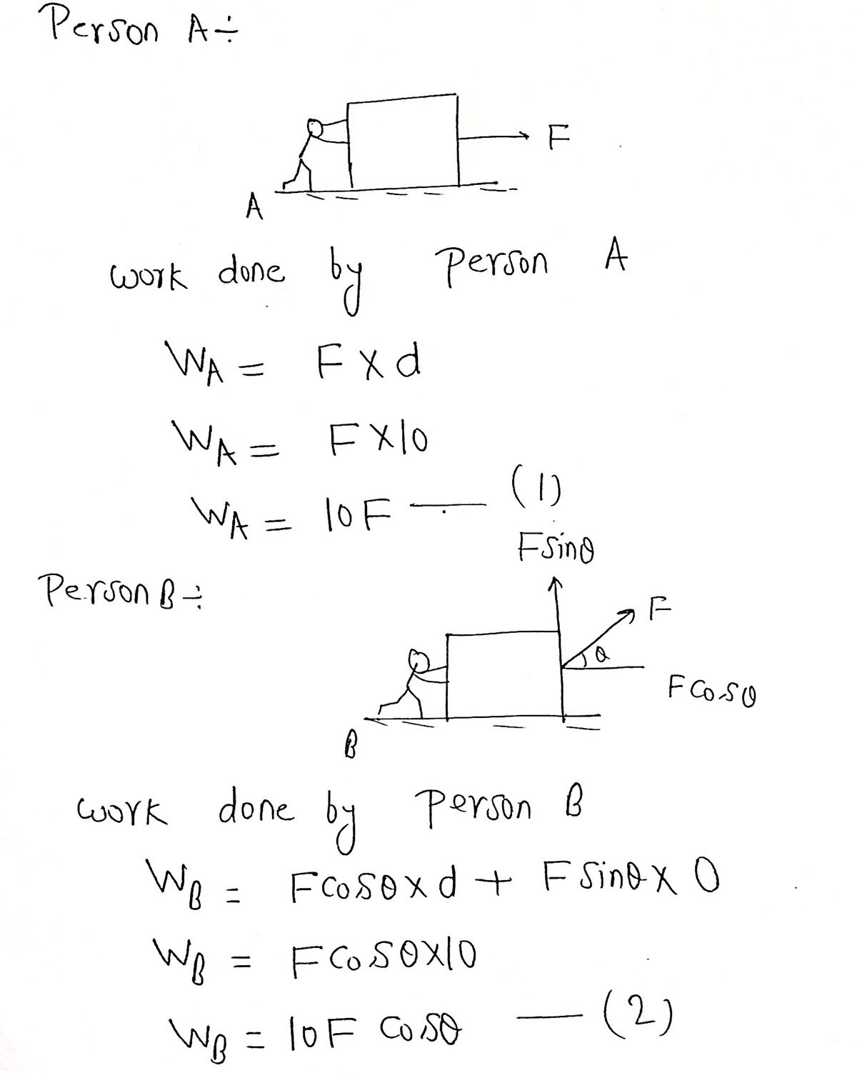 Physics homework question answer, step 1, image 1