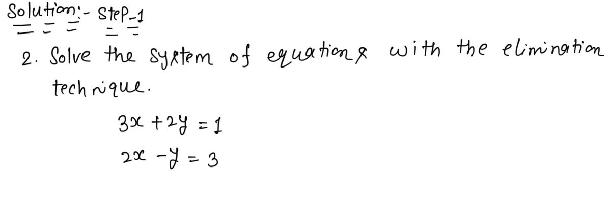 Algebra homework question answer, step 1, image 1