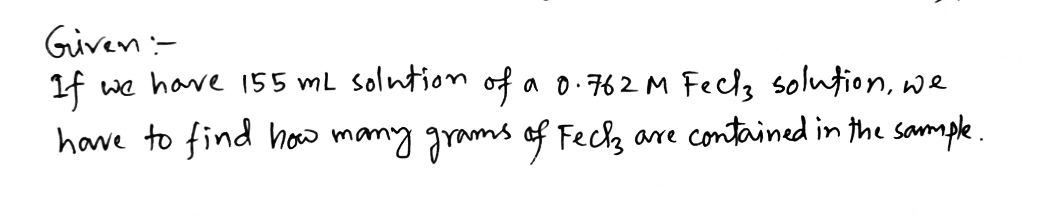 Chemistry homework question answer, step 1, image 1