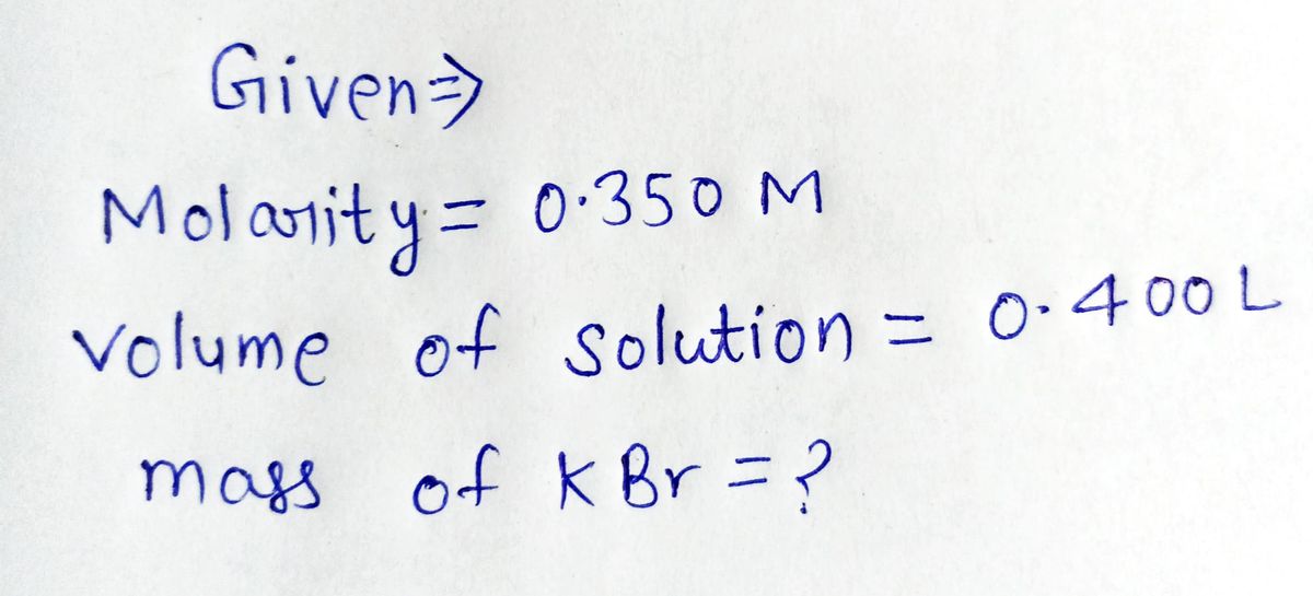 Chemistry homework question answer, step 1, image 1