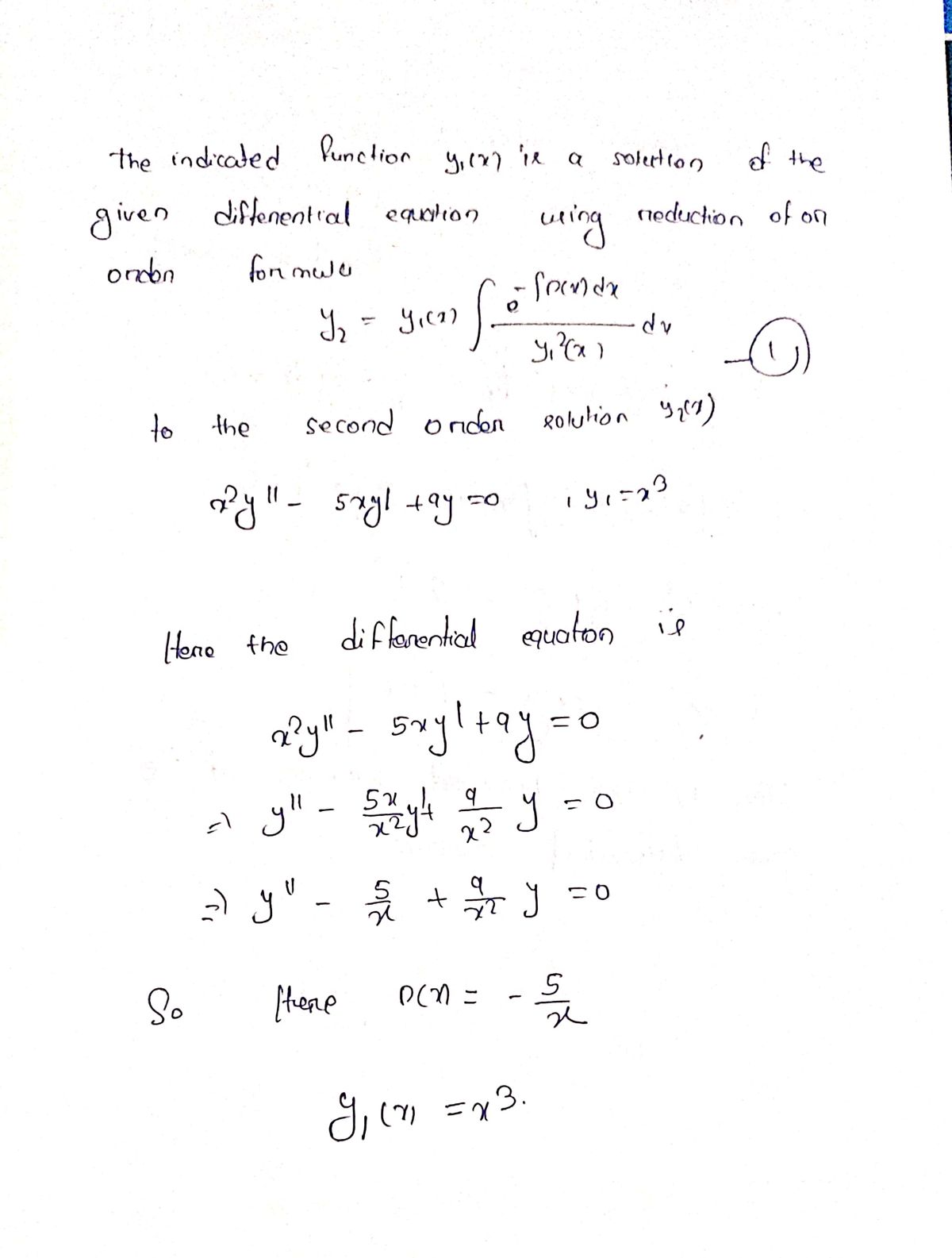 Advanced Math homework question answer, step 1, image 1