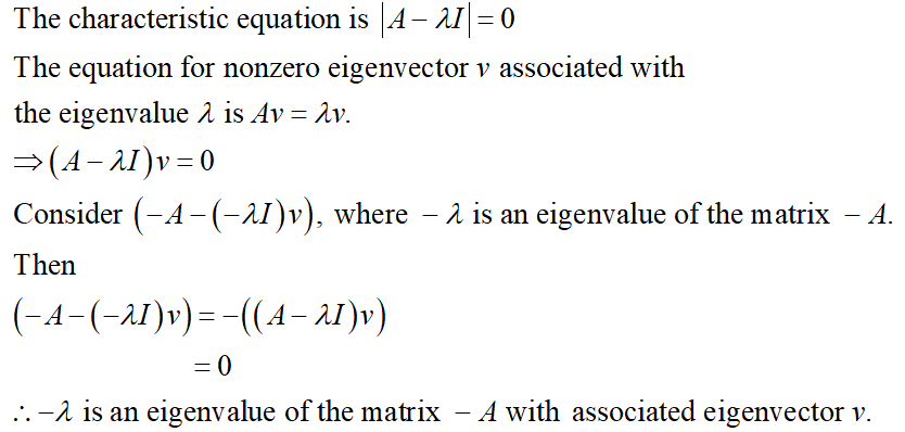 Answered Use The Definitions Of Eigenvalue And Bartleby 7311