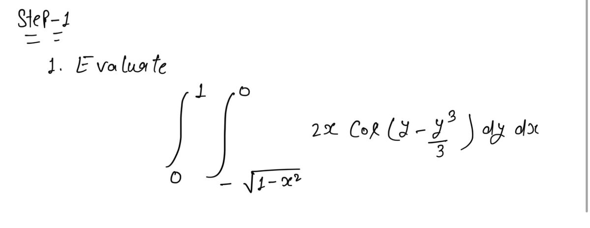 Calculus homework question answer, step 1, image 1