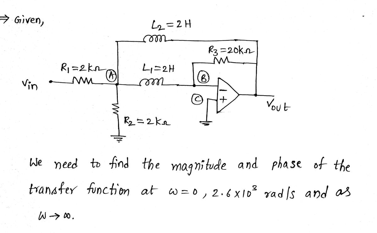 Electrical Engineering homework question answer, step 1, image 1