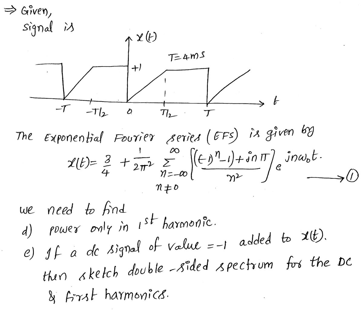 Electrical Engineering homework question answer, step 1, image 1