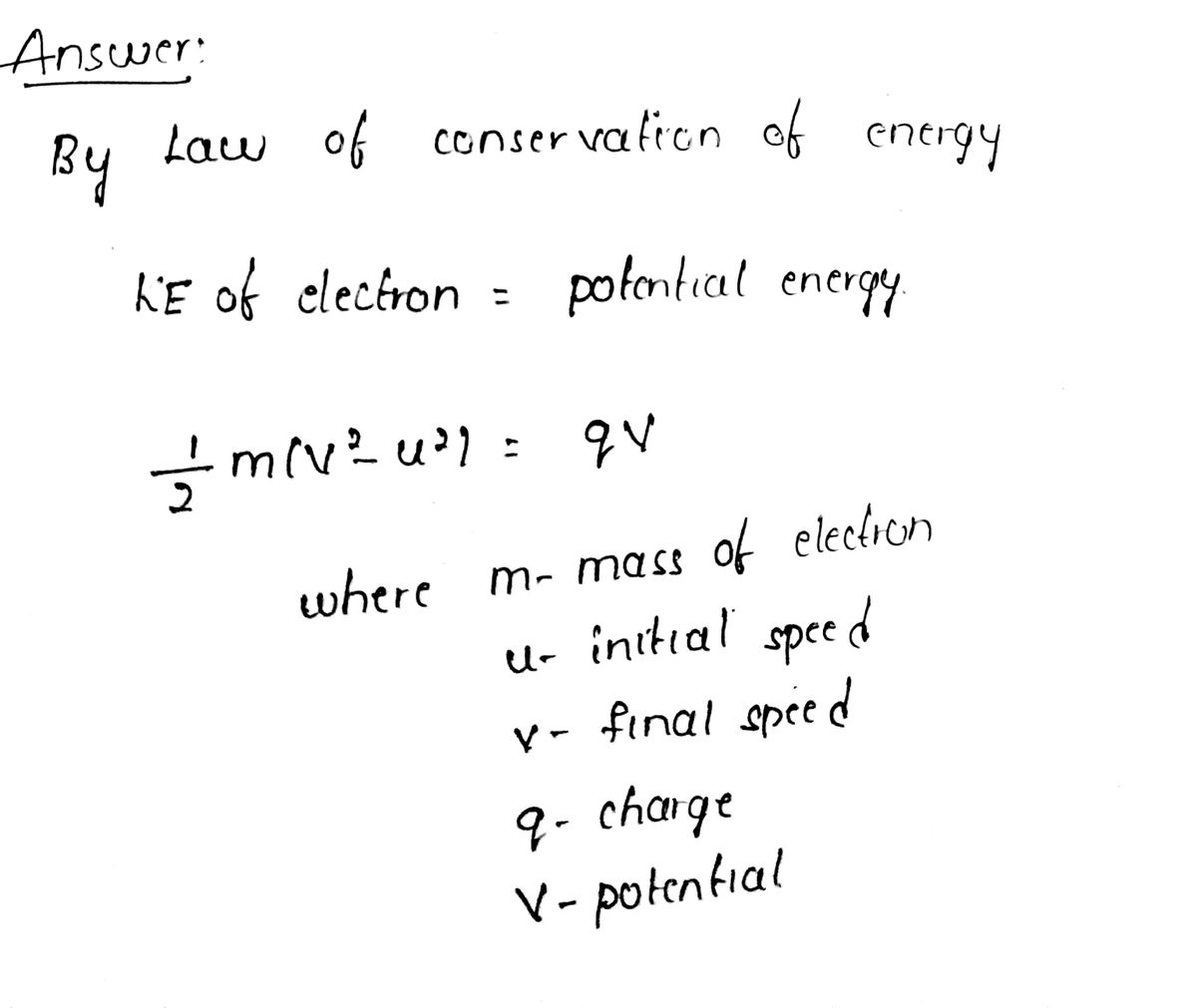 Physics homework question answer, step 1, image 1