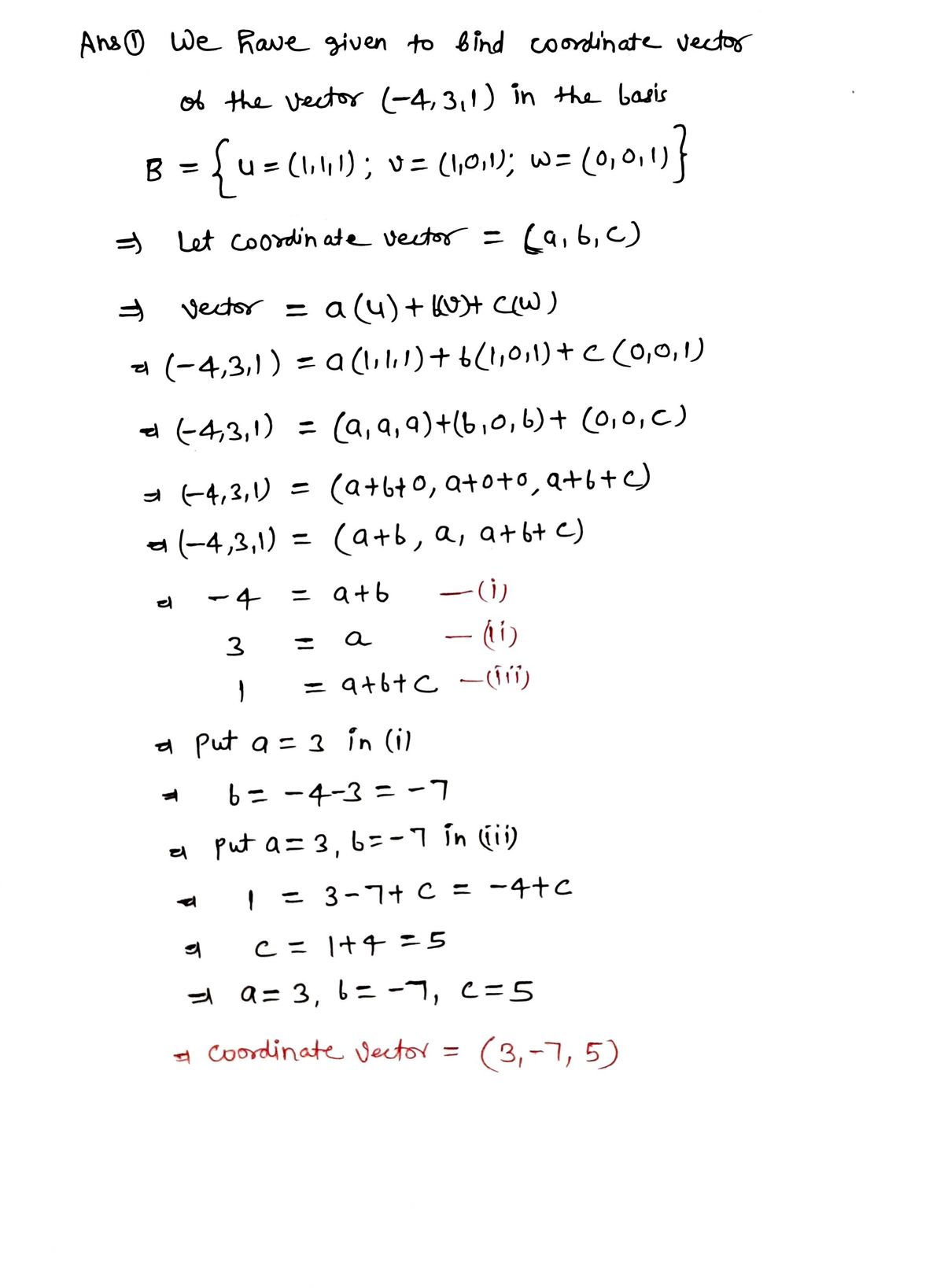 Algebra homework question answer, step 1, image 1