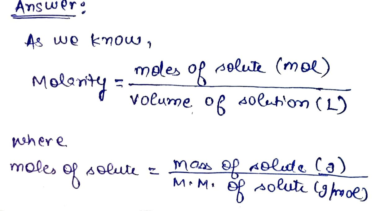 Chemistry homework question answer, step 1, image 1