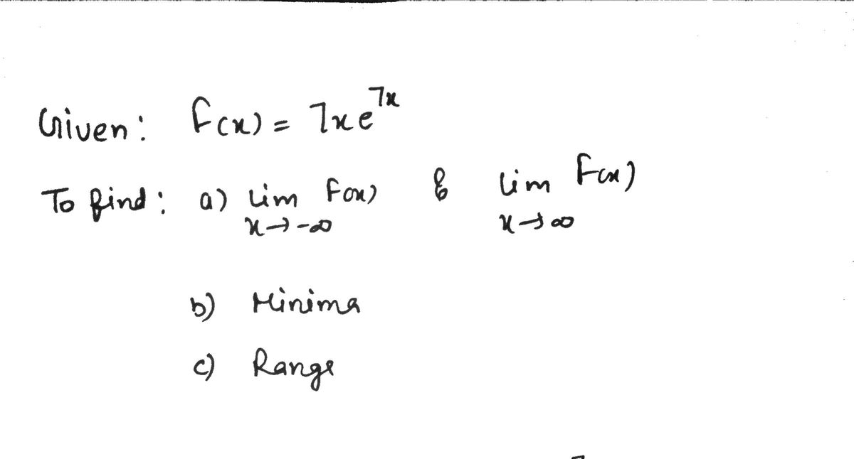 Calculus homework question answer, step 1, image 1