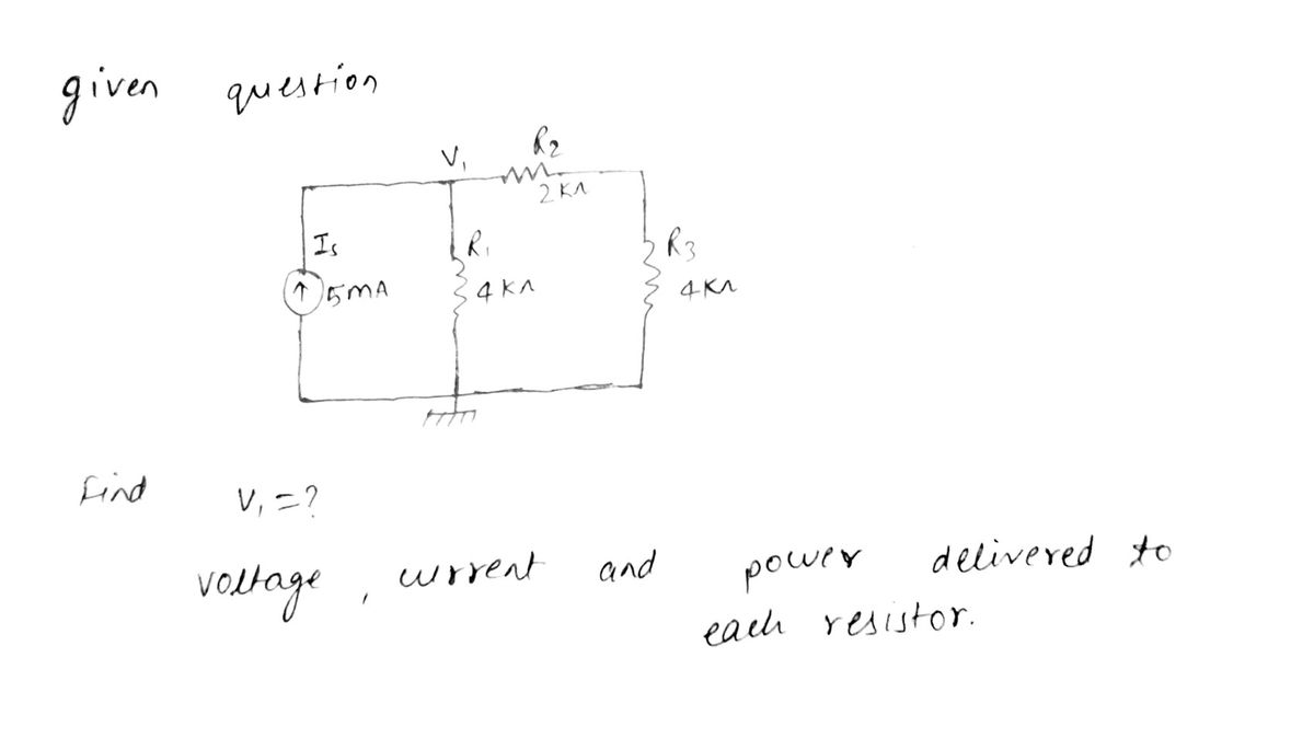 Electrical Engineering homework question answer, step 1, image 1