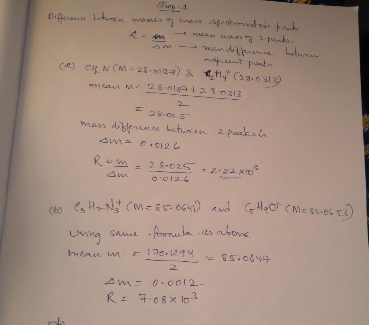 Chemistry homework question answer, step 1, image 1