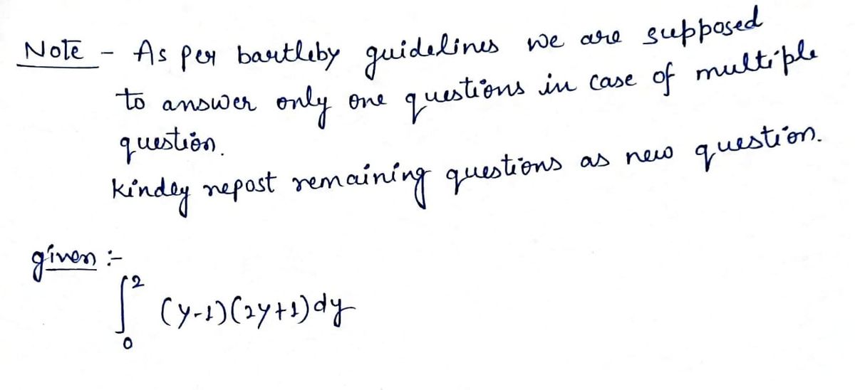 Calculus homework question answer, step 1, image 1