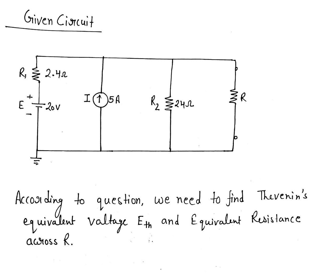 Electrical Engineering homework question answer, step 1, image 1