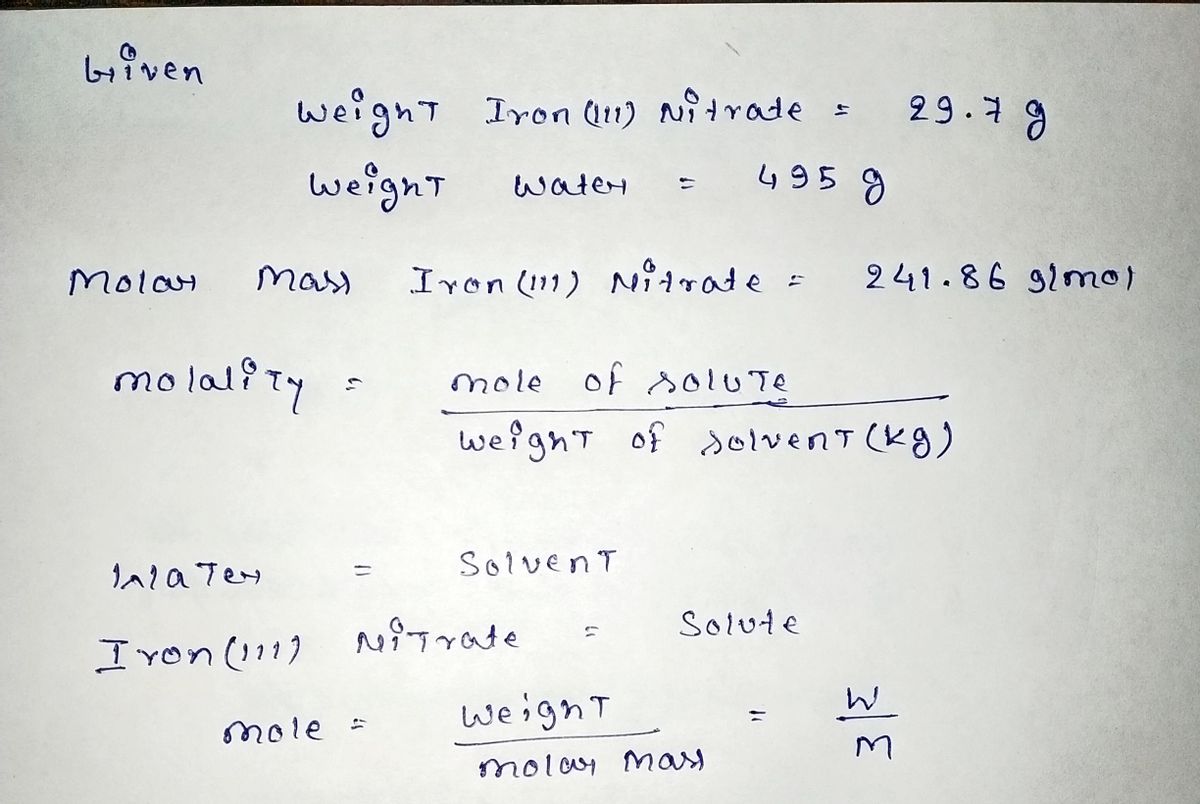 Chemistry homework question answer, step 1, image 1